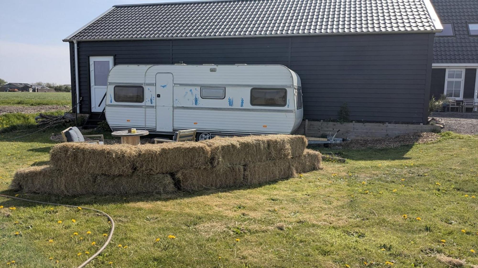 Caravan Zee By Bnb De Kapitein 't Horntje Exteriör bild